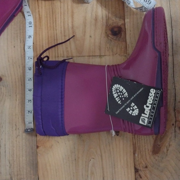 LaCrosse Vintage Pink & Purple Waterproof Slip Resistant Snow Boots NWT … - Picture 13 of 15